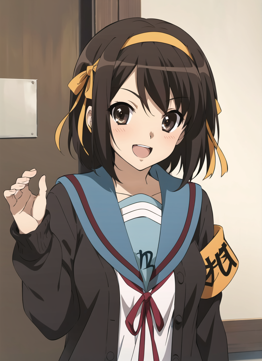 3978523205-4146869835-kyoani haruhi style,  1girl, solo, kita high school uniform, sailor collar, school uniform, blue sailor collar, brown hair, sera.png